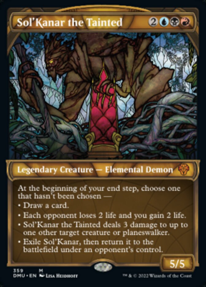 Sol'Kanar the Tainted (Showcase Textured) [Dominaria United] | Tacoma Games