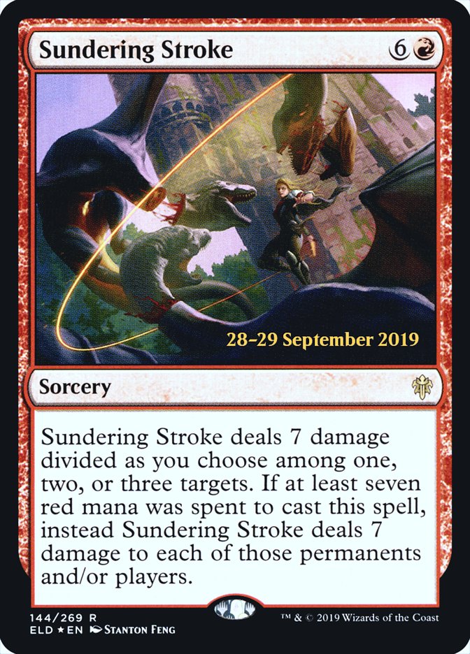 Sundering Stroke  [Throne of Eldraine Prerelease Promos] | Tacoma Games