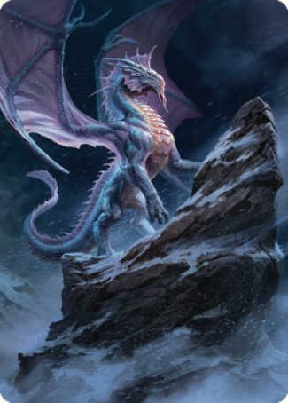 Ancient Silver Dragon Art Card (06) [Commander Legends: Battle for Baldur's Gate Art Series] | Tacoma Games