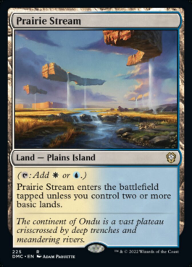 Prairie Stream [Dominaria United Commander] | Tacoma Games