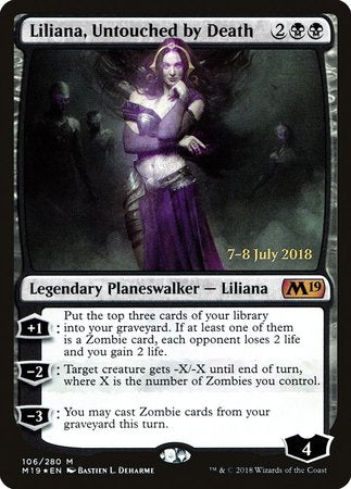 Liliana, Untouched by Death [Core Set 2019 Promos] | Tacoma Games