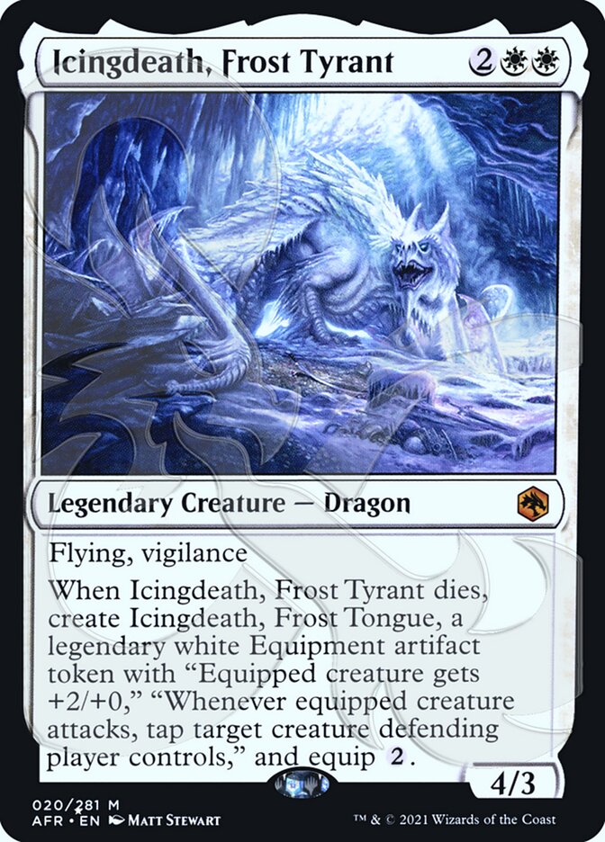 Icingdeath, Frost Tyrant (Ampersand Promo) [Dungeons & Dragons: Adventures in the Forgotten Realms Promos] | Tacoma Games