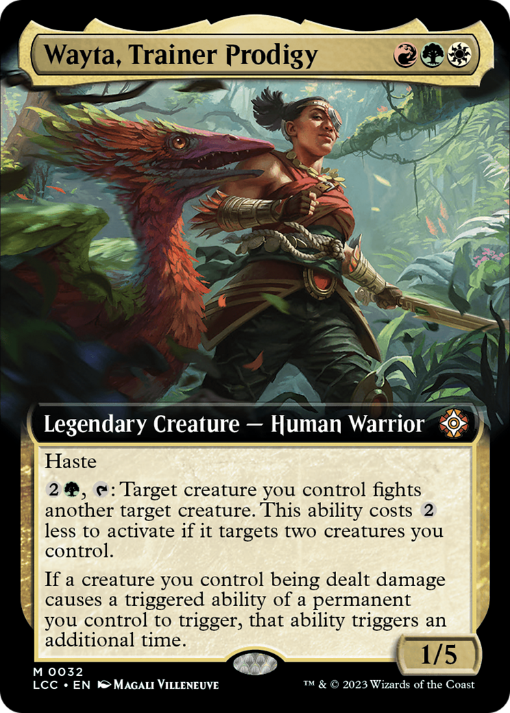 Wayta, Trainer Prodigy (Extended Art) [The Lost Caverns of Ixalan Commander] | Tacoma Games