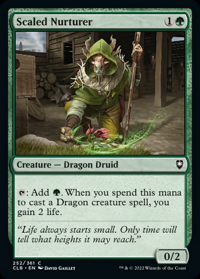 Scaled Nurturer [Commander Legends: Battle for Baldur's Gate] | Tacoma Games