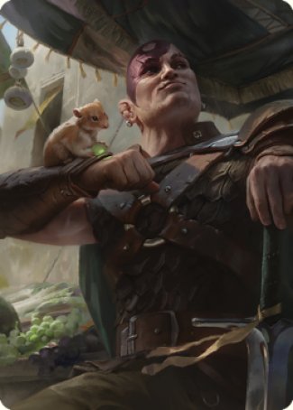 Minsc & Boo, Timeless Heroes Art Card (38) [Commander Legends: Battle for Baldur's Gate Art Series] | Tacoma Games