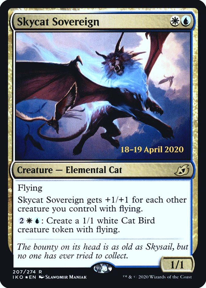 Skycat Sovereign  [Ikoria: Lair of Behemoths Prerelease Promos] | Tacoma Games