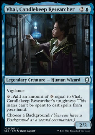 Vhal, Candlekeep Researcher [Commander Legends: Battle for Baldur's Gate] | Tacoma Games