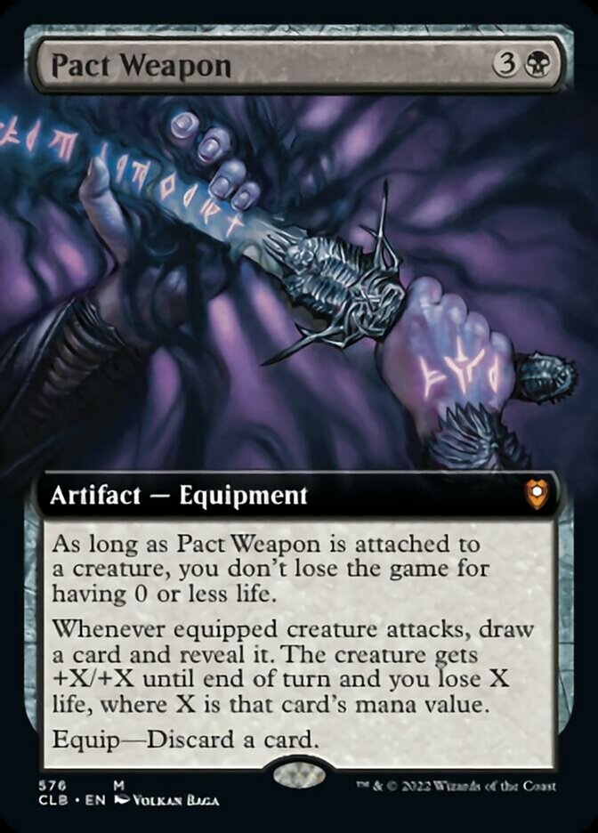 Pact Weapon (Extended Art) [Commander Legends: Battle for Baldur's Gate] | Tacoma Games