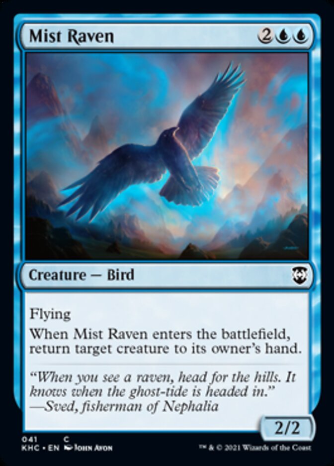 Mist Raven [Kaldheim Commander] | Tacoma Games