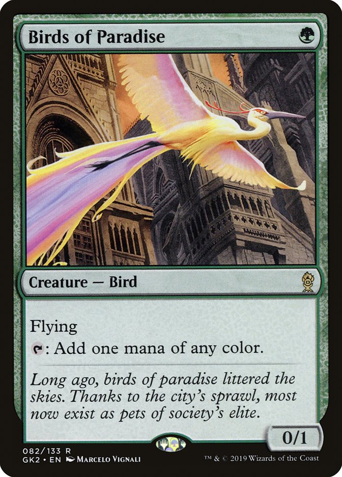 Birds of Paradise [Ravnica Allegiance Guild Kit] | Tacoma Games