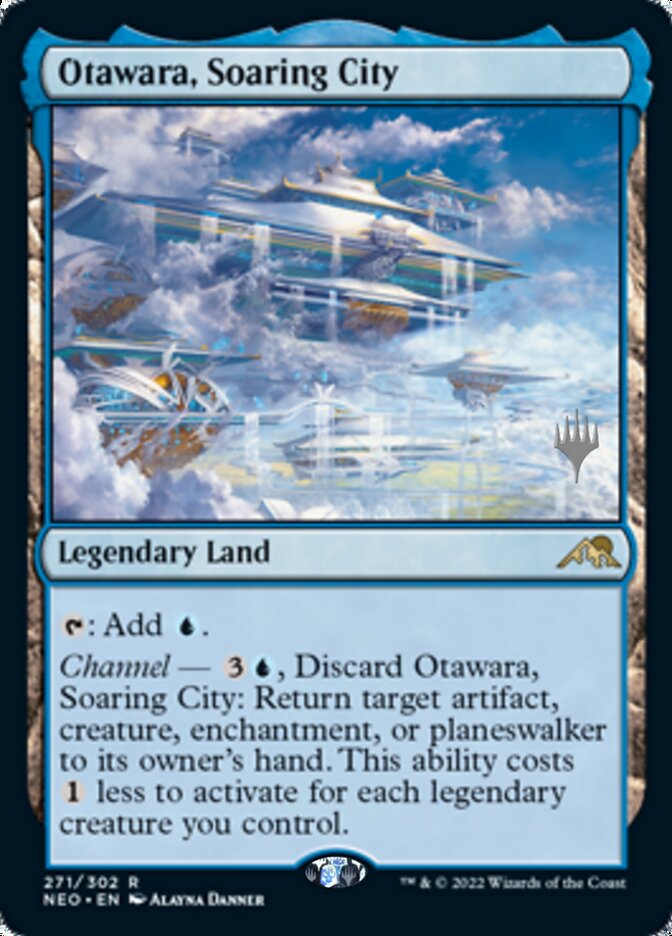 Otawara, Soaring City (Promo Pack) [Kamigawa: Neon Dynasty Promos] | Tacoma Games