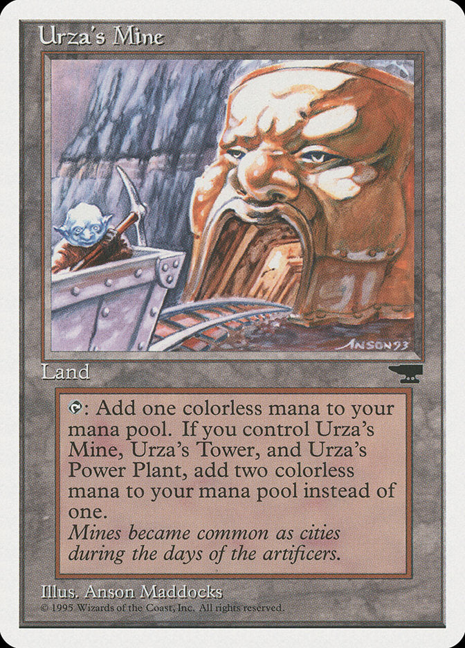 Urza's Mine (Mine Cart Entering Mouth) [Chronicles] | Tacoma Games