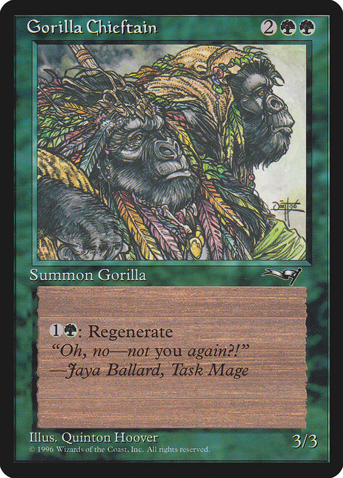 Gorilla Chieftain (Two Gorilla Art) [Alliances] | Tacoma Games
