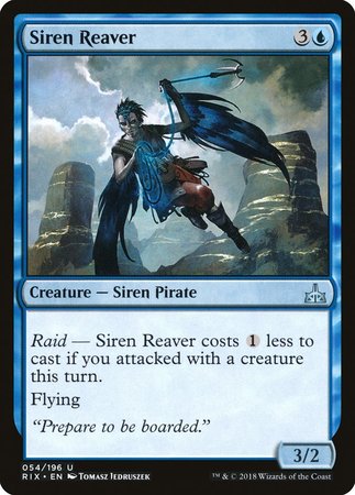 Siren Reaver [Rivals of Ixalan] | Tacoma Games