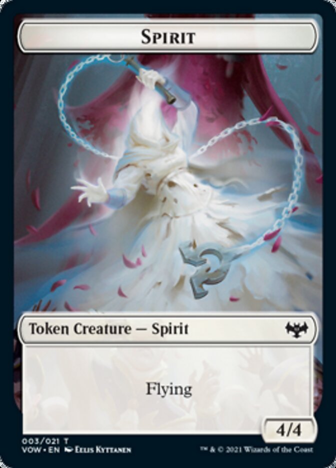 Spirit Token (003) [Innistrad: Crimson Vow Tokens] | Tacoma Games