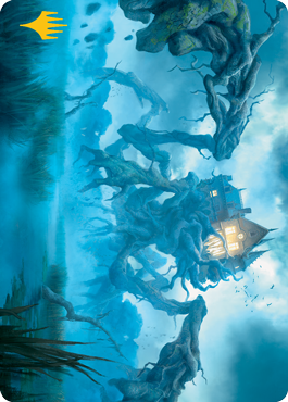 Creeping Inn Art Card (Gold-Stamped Signature) [Innistrad: Midnight Hunt Art Series] | Tacoma Games