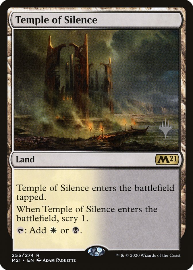 Temple of Silence (Promo Pack) [Core Set 2021 Promos] | Tacoma Games