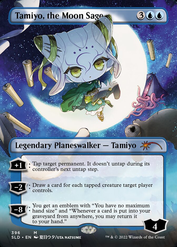 Tamiyo, the Moon Sage (Borderless) [Secret Lair Drop Series] | Tacoma Games