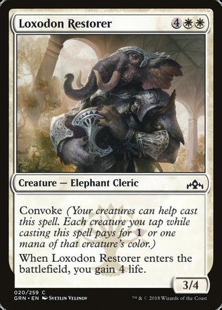 Loxodon Restorer [Guilds of Ravnica] | Tacoma Games