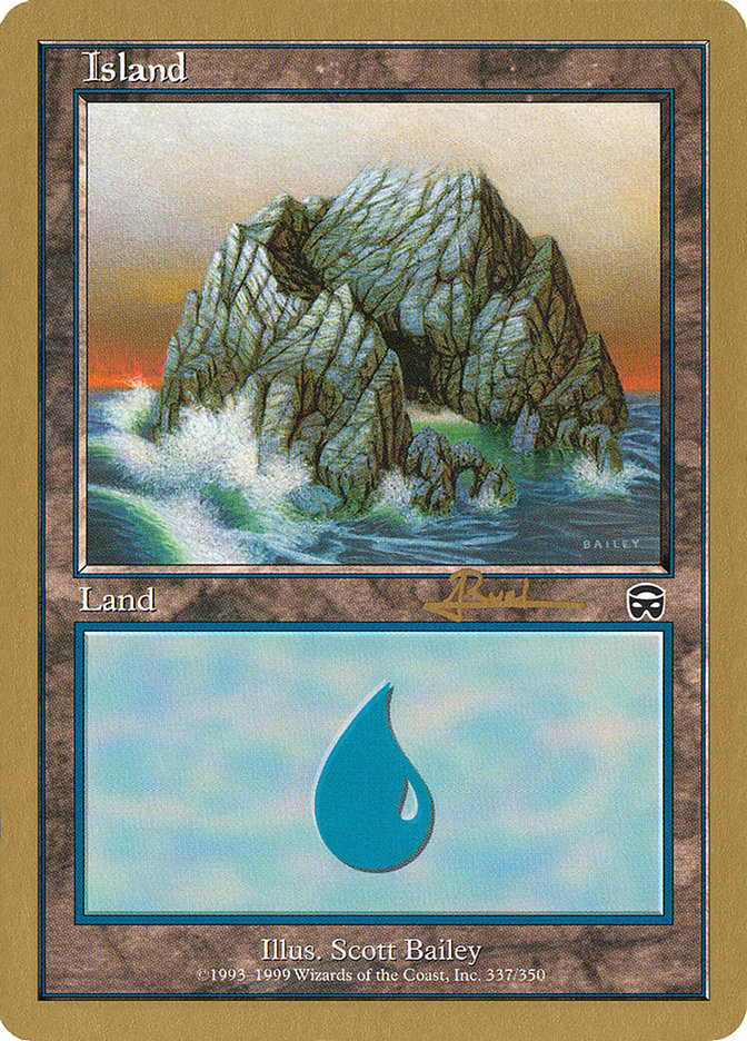 Island (ar337) (Antoine Ruel) [World Championship Decks 2001] | Tacoma Games