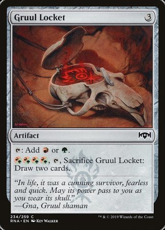 Gruul Locket [Ravnica Allegiance] | Tacoma Games