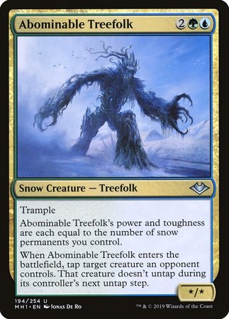 Abominable Treefolk [Modern Horizons] | Tacoma Games
