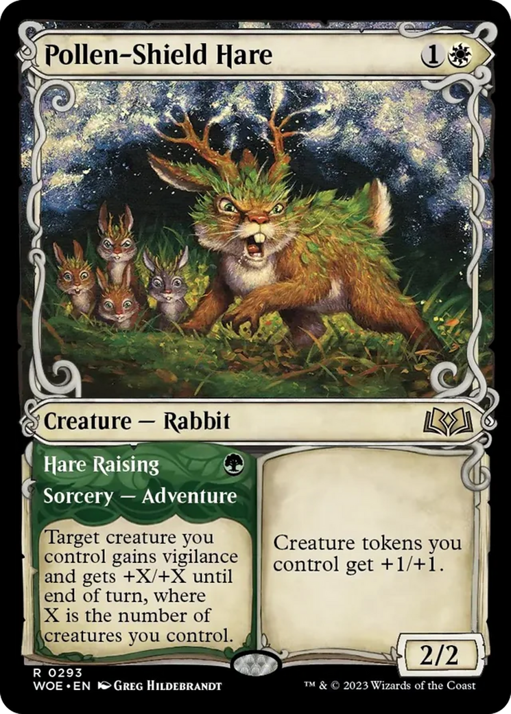 Pollen-Shield Hare // Hare Raising (Showcase) [Wilds of Eldraine] | Tacoma Games