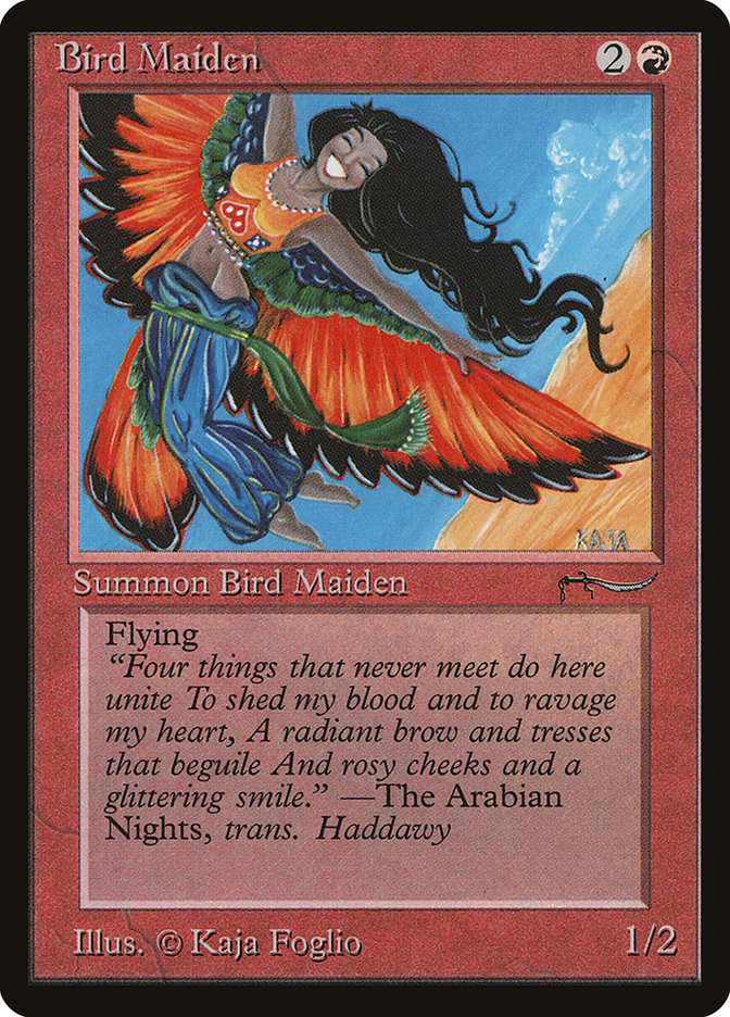 Bird Maiden (Light Mana Cost) [Arabian Nights] | Tacoma Games