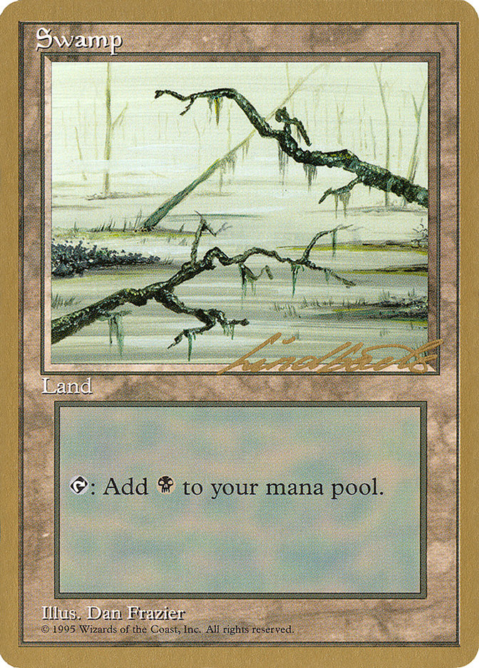 Swamp (ll371) (Leon Lindback) [Pro Tour Collector Set] | Tacoma Games