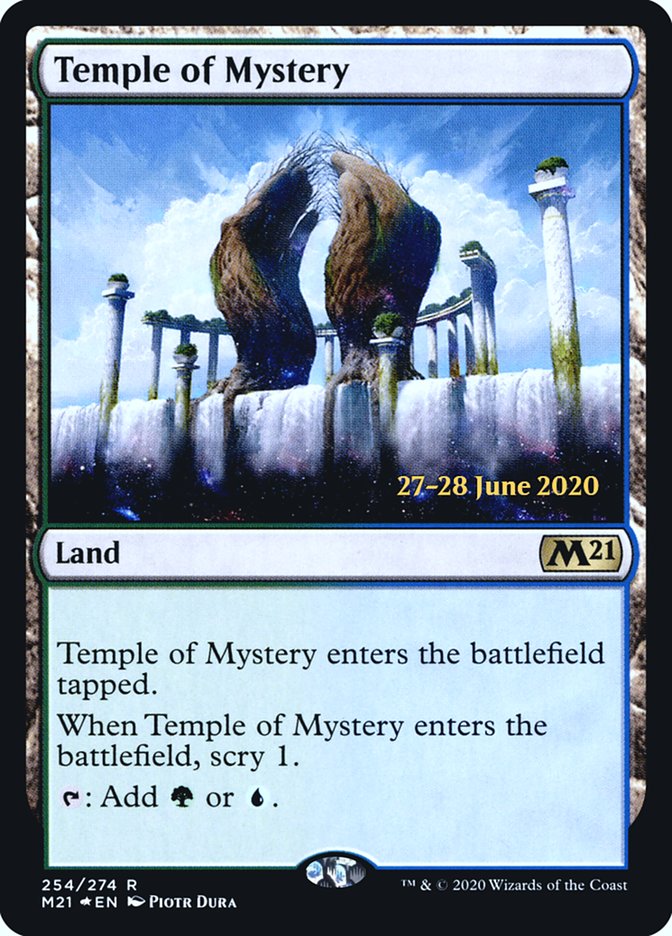 Temple of Mystery  [Core Set 2021 Prerelease Promos] | Tacoma Games