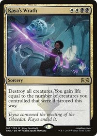 Kaya's Wrath [Promo Pack: Throne of Eldraine] | Tacoma Games