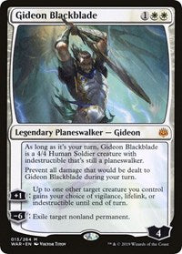 Gideon Blackblade [Promo Pack: Throne of Eldraine] | Tacoma Games