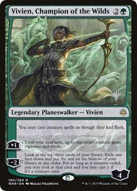 Vivien, Champion of the Wilds [Promo Pack: Throne of Eldraine] | Tacoma Games