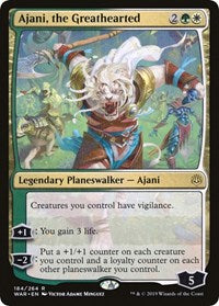 Ajani, the Greathearted [Promo Pack: Throne of Eldraine] | Tacoma Games