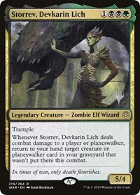 Storrev, Devkarin Lich [Promo Pack: Throne of Eldraine] | Tacoma Games