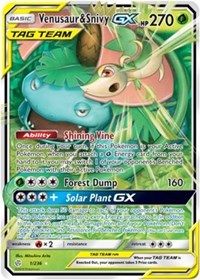 Venusaur & Snivy GX (1/236) [SM - Cosmic Eclipse] | Tacoma Games