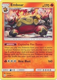 Emboar (33/236) [SM - Cosmic Eclipse] | Tacoma Games