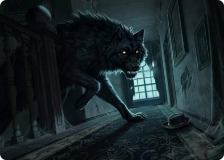 Primal Adversary Art Card [Innistrad: Midnight Hunt Art Series] | Tacoma Games