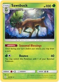 Sawsbuck - 16/236 (Prerelease Kit Exclusive) (16/236) [Deck Exclusives] | Tacoma Games