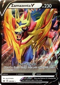 Zamazenta V (139/202) [Jumbo Cards] | Tacoma Games