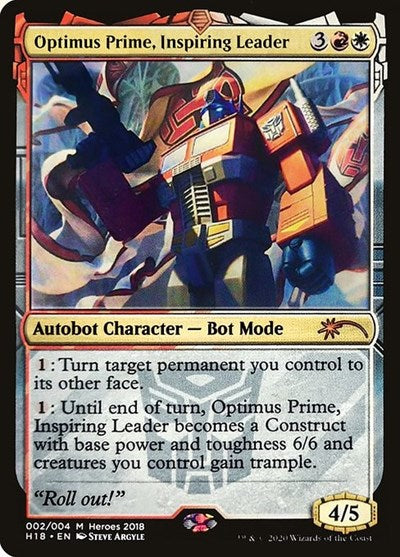 Optimus Prime, Inspiring Leader [Unique and Miscellaneous Promos] | Tacoma Games