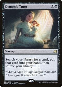 Demonic Tutor (J20) [Judge Promos] | Tacoma Games