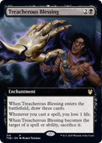 Treacherous Blessing (Extended Art) [Theros Beyond Death] | Tacoma Games