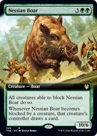 Nessian Boar (Extended Art) [Theros Beyond Death] | Tacoma Games