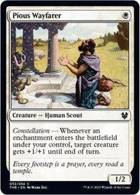 Pious Wayfarer [Theros Beyond Death] | Tacoma Games