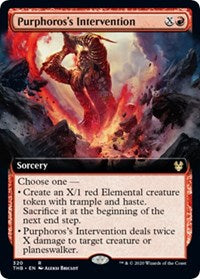 Purphoros's Intervention (Extended Art) [Theros Beyond Death] | Tacoma Games