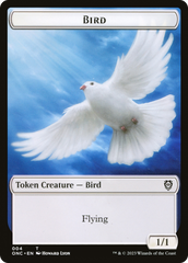 Bird // Cat Double-Sided Token [Phyrexia: All Will Be One Commander Tokens] | Tacoma Games