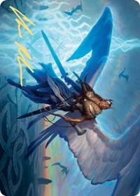 Righteous Valkyrie Art Card (Gold-Stamped Signature) [Kaldheim: Art Series] | Tacoma Games