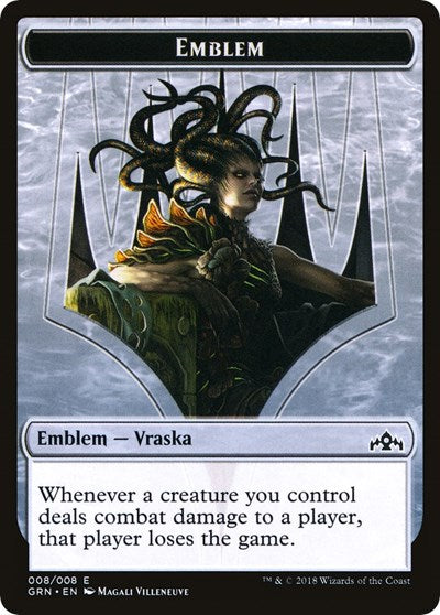 Vraska Emblem // Human Double-sided Token (Challenger 2020) [Unique and Miscellaneous Promos] | Tacoma Games