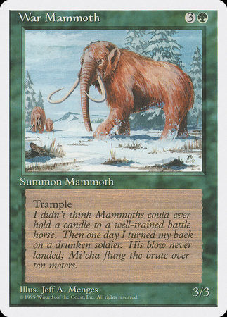 War Mammoth [Fourth Edition] | Tacoma Games
